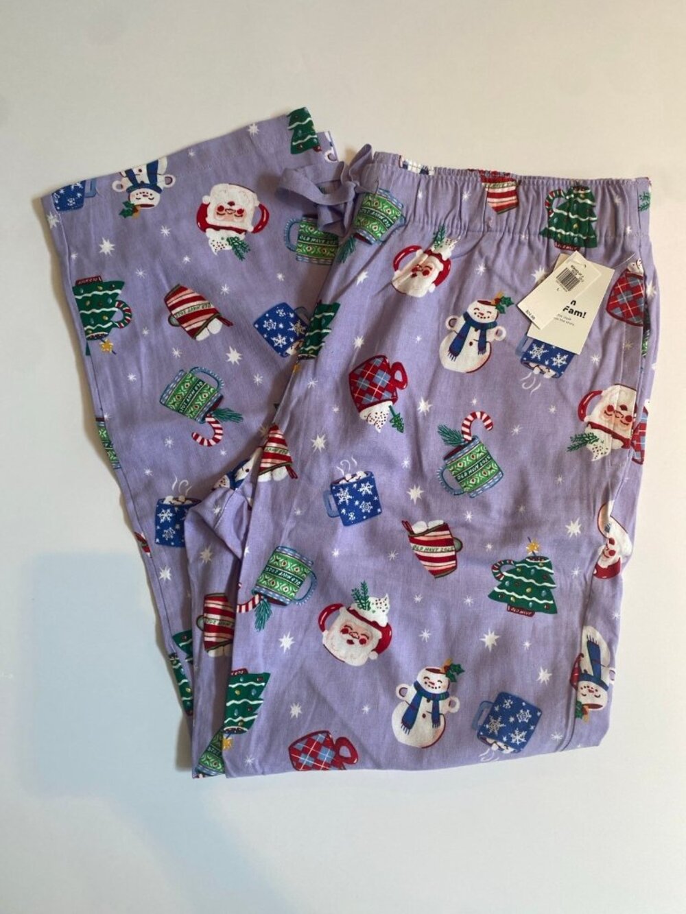 NWT Old Navy Christmas Winter 100% Cotton Flannel Pajama Pants Size Large
